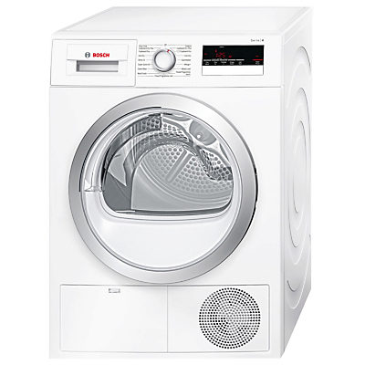 Bosch WTN85200GB Condenser Tumble Dryer, 7kg Load, B Energy Rating, White Bosch WTN85200GB Condenser Tumble Dryer, 7kg Load, B Energy Rating, White